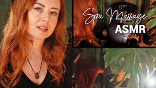 Intensely Relaxing ASMR Spa Massage 🌟 Soft Speaking Whispers Crunching Faux Leather amp Oils [upl. by Eltotsira992]