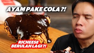 RICHEESE MAKIN NYELENEH  BIKIN AYAM PAKE SAUS COLA [upl. by Orly]