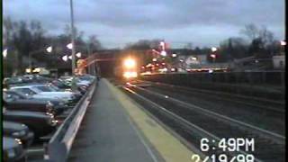 NJT Rush hourFeb 19th 1998Waldwick and Ho Ho Kus [upl. by Verla665]