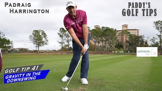 How to Use Gravity When Chipping  Paddys Golf Tips 41  Padraig Harrington [upl. by Anemij]