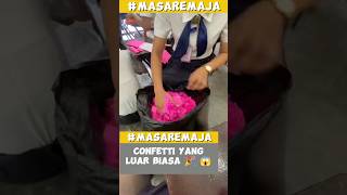 Hujan confetti 😱 ‼️ masaremaja [upl. by Asirahc]