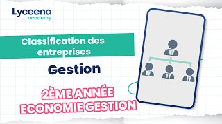 2ème Economie Gestion  Gestion  Classification des entreprises selon la nature dactivité [upl. by Ahsla]