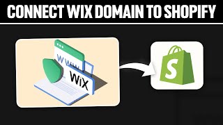 How To Connect Wix Domain To Shopify 2024 Full Tutorial [upl. by Fryd]