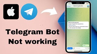 How To Fix Telegram Bot Not Working Problem on iPhone [upl. by Edana896]