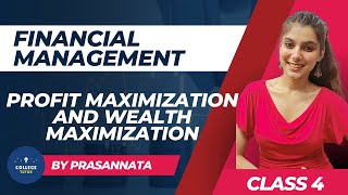 Profit maximization and Wealth maximization  Financial Management  Class 4 [upl. by Annetta]