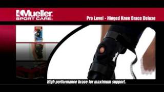 Mueller Pro Level Hinged Knee Brace Deluxe [upl. by Adnilim866]