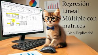 Regresión Lineal Múltiple paso a paso con matrices [upl. by Onavlis]