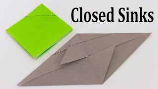 Origami Basics  Closed Sinks Tutorial [upl. by Inavoj822]