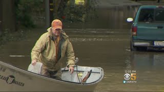 Guerneville Streets Flooded As Russian River Overflows [upl. by Huskamp]