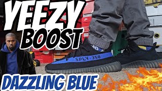 ADIDAS YEEZY 350 V2 DAZZLING BLUE Review amp OnFeet YEEZY RESTOCK🤯 [upl. by Coward]