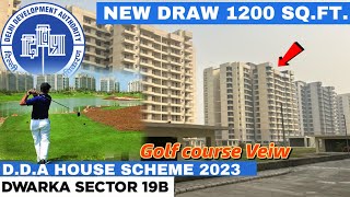 DDA Housing SCHEME 2023  Golf Course ⛳️ Flat  Dda 3 BHK Flat  New Dda Flat Dwarka sec 19 B [upl. by Ahsitak795]