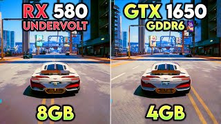 RX 580 vs GTX 1650  11 NGames Tested in 2024 [upl. by Htehpaj]