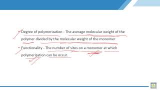 Material Science  2  C2L4  Functionality Condensation polymerization [upl. by Free577]