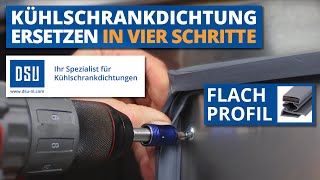 Eine Flachprofil Dichtung in 4 Schritten ersetzen  DSUNLCOM [upl. by Pengelly510]