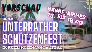 🛠️🚧 HahneKirmes 2024 🐓 Aufbau in Unterrath 🏗️ Letztes Schützenfest der Saison in Düsseldorf [upl. by Ailedroc]