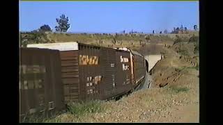 Tehachapi Loop 1991 Southern Pacific Eastbound [upl. by Kellda]