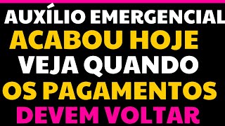 VOLTA DO AUXÍLIO EMERGENCIAL  ÚLTIMASN NOTÍCIAS SOBRE A PRORROGAÇÃO DO AUXÍLIO EMERGENCIAL [upl. by Kitrak839]