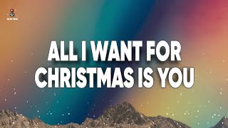 Mariah Carey  All I Want For Christmas Is You Lyrics [upl. by Renruojos]