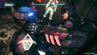 Batman Arkham Knight Parte 25 destruye la red de defensa del caballero de arkham en founders island [upl. by Lundquist]