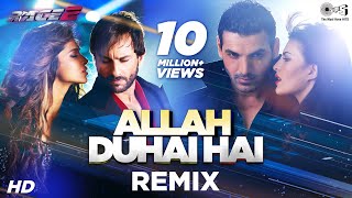 Allah Duhai Hai Remix  Lyrical  Race 2  Saif Ali Khan Deepika Padukone Jacqueline  Pritam [upl. by Sac419]