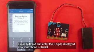 How to pair your microbit with an iOS phone or tablet [upl. by Reivaj392]