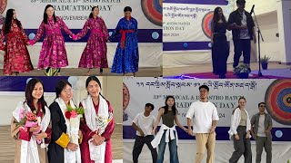 GRADUATION DAY 🥂🍾  Mentseekhag college Bangalore  Tibetan Vlogger tibetan india college [upl. by Anyer]