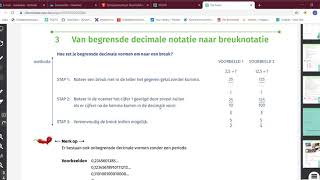 1A M12 3 Van begrensde decimale notatie naar breuknotatie [upl. by Plume]