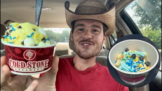 Cold Stone and Sweet Frog Minions Ice Cream Review [upl. by Adyaj]