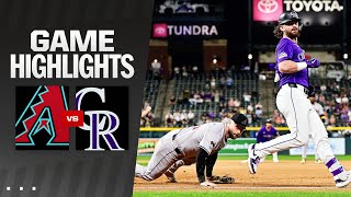 Dbacks vs Rockies Game Highlights 91624  MLB Highlights [upl. by Caundra]