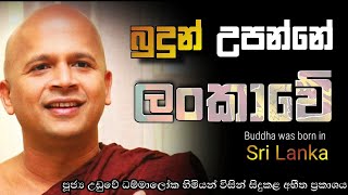 බුදුන් උපන්නේ ලංකාවේ 🇱🇰  පූජ්‍ය උඩුවේ ධම්මාලෝක ස්වාමීන් වහන්සේ සිදුකළ අභීත ප්‍රකාශය [upl. by Lipscomb]