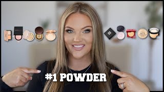 RANKING POWDER TOP 10 BEST LOOSE amp PRESSED POWDERS [upl. by Ahsekam]