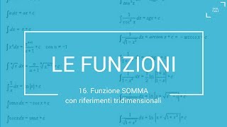 Funzione Somma con riferimenti tridimensionali  Excel Facile [upl. by Retsila]