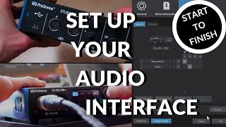 How to Set Up Your Audio Interface with Studio One  PreSonus [upl. by Nwahsirhc]