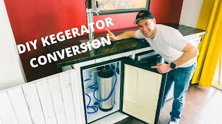 Kegerator Cabinet Build Part 3 DIY Kegerator build using a Danby 44 mini fridge [upl. by Venetia]