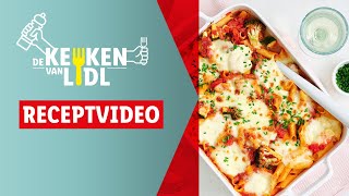 Pasta ovenschotel met tonijn amp lentegroentjes I Lidl België [upl. by Amerak143]