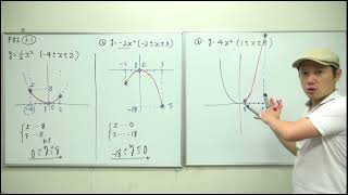 中3数学11：二次関数の変域 基本 練習1 [upl. by Timothea]