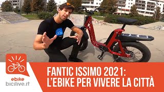 Fantic Issimo 2021 il test dellebike urban a Milano [upl. by Ybbil]