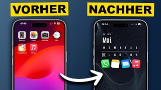 iPhone Home Bildschirm gestalten mit iOS 17 📲 Mein Homescreen Design 😍 [upl. by Mchugh]