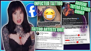 Abusive Tattoo Studio Owner Drives Artists To Quit Amid Infection Scandal [upl. by Romelle491]