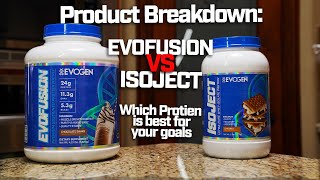 PRODUCT BREAKDOWN Evofusion VS Isoject  Which Protein is Best for you [upl. by Maibach]