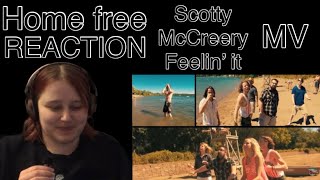 Home free Scotty McCreery Feelin’ it MV REACTION [upl. by Zeugirdor232]