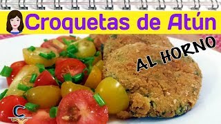 Croquetas de atún horneadas 🍅🍘🍴 [upl. by Aicele]