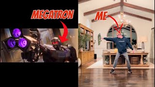 Megatron vs Optimus Prime Reenactment [upl. by Cohleen]