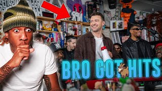 JUSTIN TIMBERLAKE STILL GOT IT  Justin Timberlake Tiny Desk Concert REACTION [upl. by Hatti655]