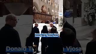 Donald Trump takon Vjosa Osmanin në “Notre Dame” [upl. by Nuhsed868]