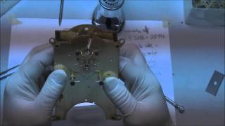 Repairing the Brocot Escapement Making New Steel Pin Pallets part 2 [upl. by Enelyad721]