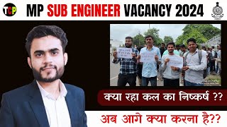 MP SUB ENGINEER NOTIFICATION 2024  क्या MP Sub Engineer Vacancy Increase होगी अब आगे क्या करना है [upl. by Christye994]