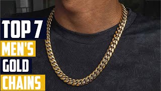 Top 7 Best Mens Gold Chains Ultimate Style Guide [upl. by Stutman716]