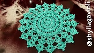 Come fare Centrino Bella Rotondo alluncinetto molto facile passo a passo tutorial crochet doily [upl. by Niala161]