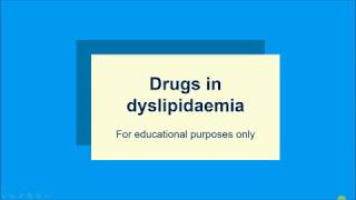 AF SOMALI MEDICINES USED IN DYSLIPIDEMIA [upl. by Eirret258]